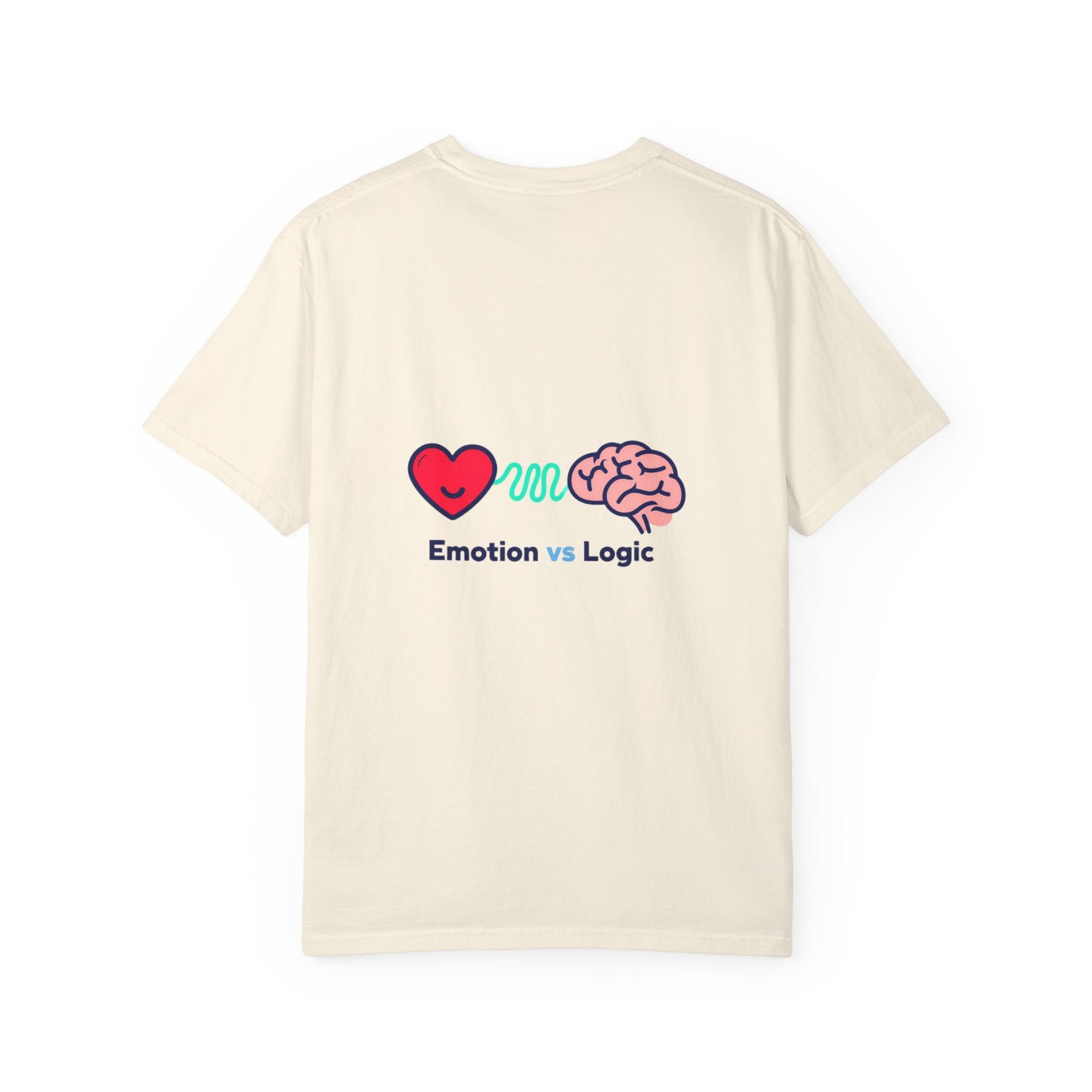 Emotion vs Logic T‑Shirt — “It’s Complicated, U Wouldn’t Understand” Heart & Brain Graphic Tee
