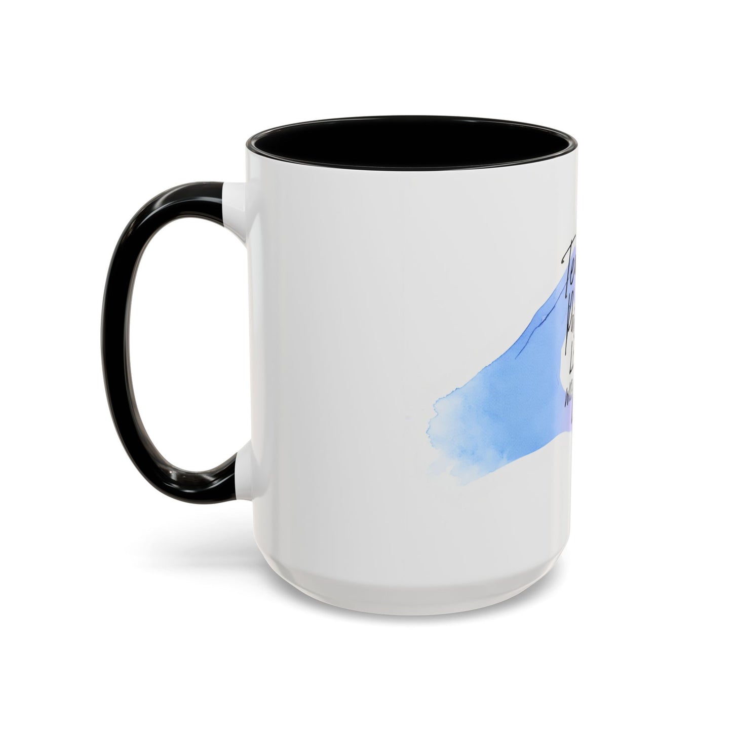 Teaching With Patience, Leading With Love Accent Coffee Mug