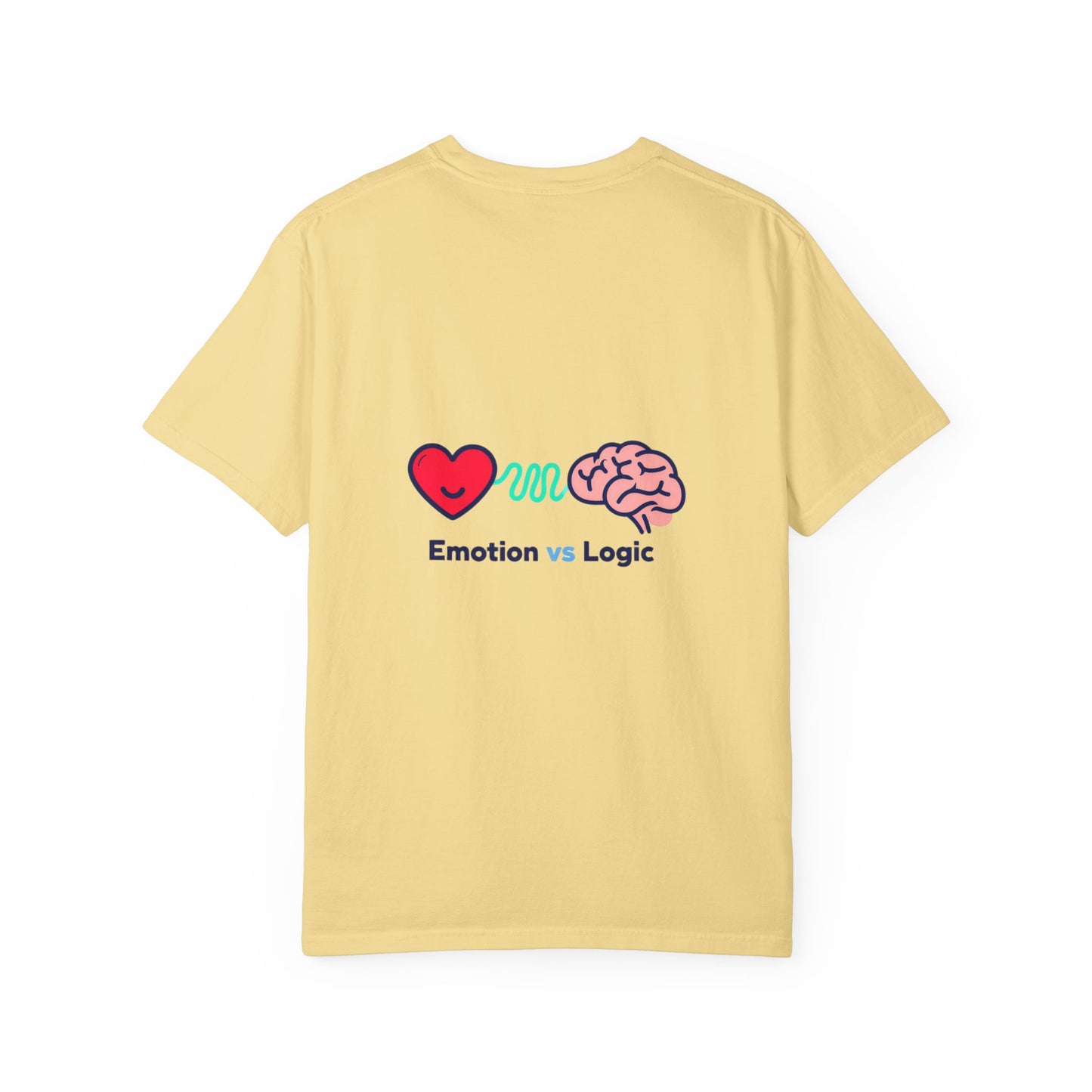 Emotion vs Logic T‑Shirt — “It’s Complicated, U Wouldn’t Understand” Heart & Brain Graphic Tee