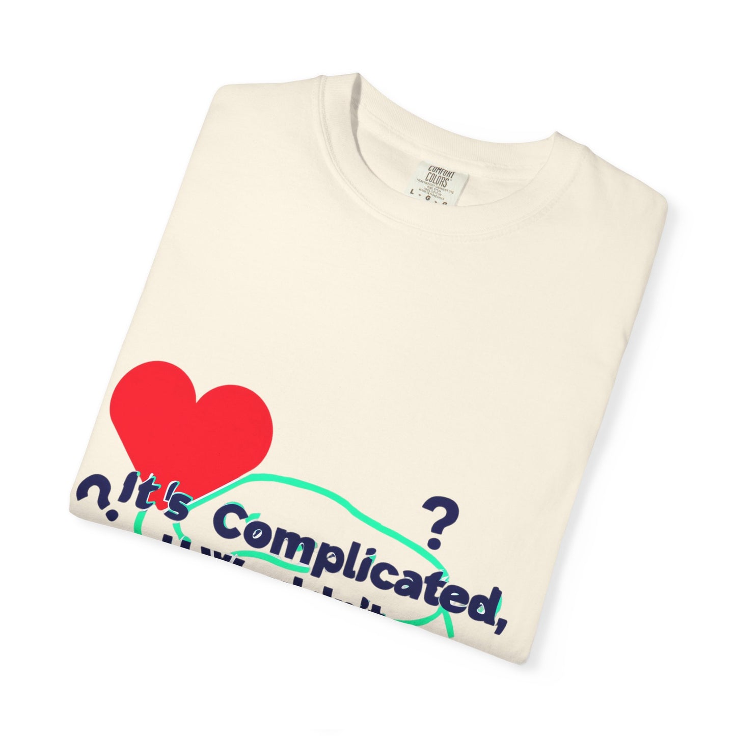 Emotion vs Logic T‑Shirt — “It’s Complicated, U Wouldn’t Understand” Heart & Brain Graphic Tee