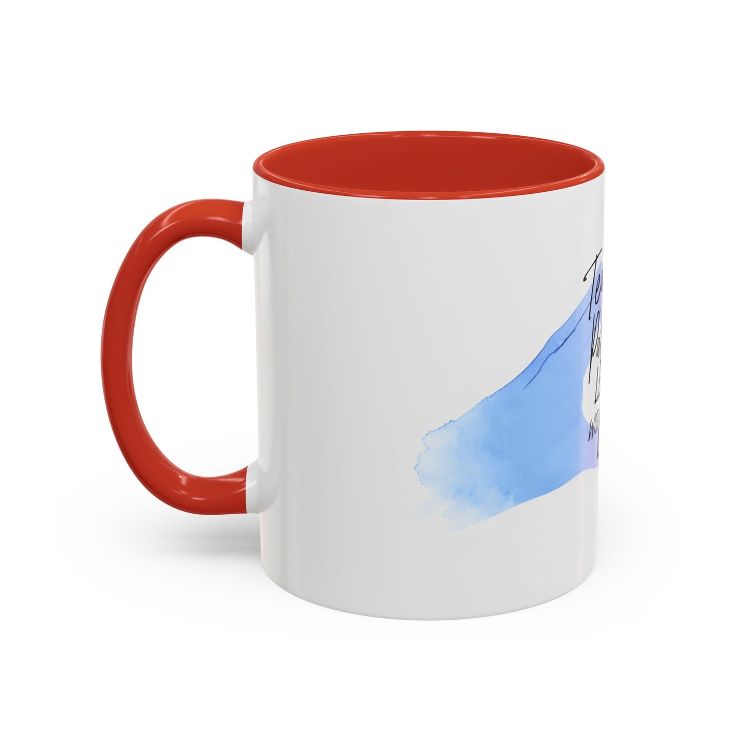 Teaching With Patience, Leading With Love Accent Coffee Mug