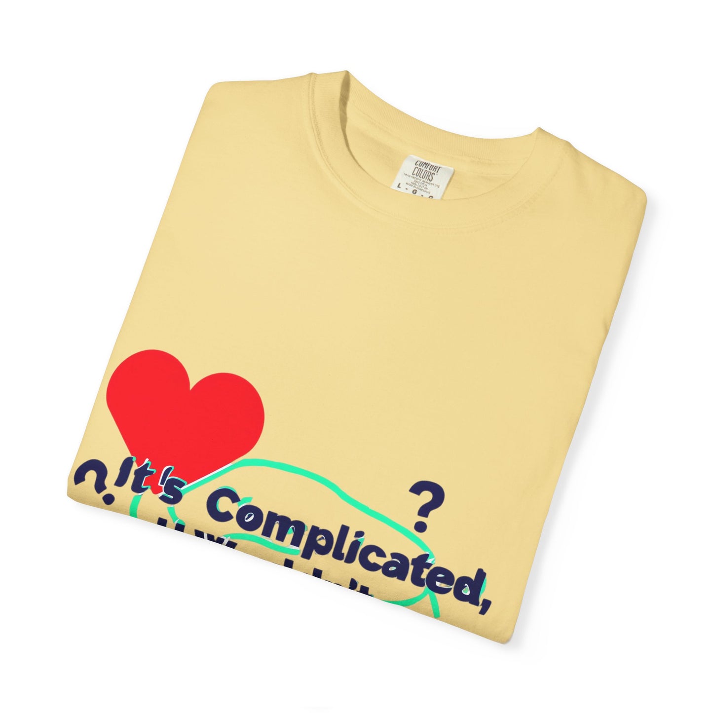 Emotion vs Logic T‑Shirt — “It’s Complicated, U Wouldn’t Understand” Heart & Brain Graphic Tee
