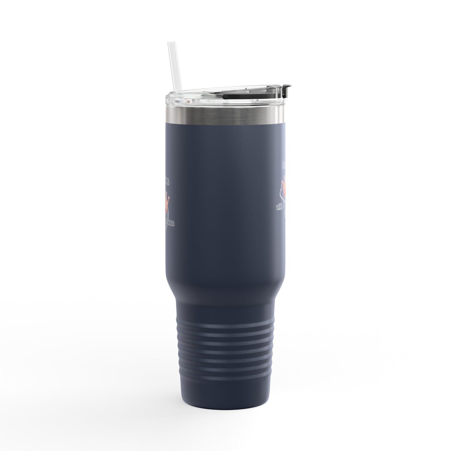 Travel Mug — “Saving Lives One Caffeine Boost at a Time” 40oz Insulated Tumbler