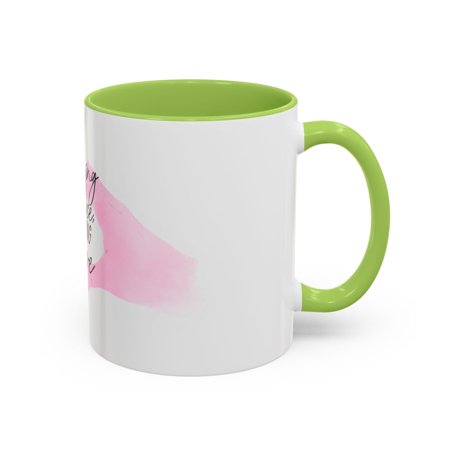 Teaching With Patience, Leading With Love Accent Coffee Mug