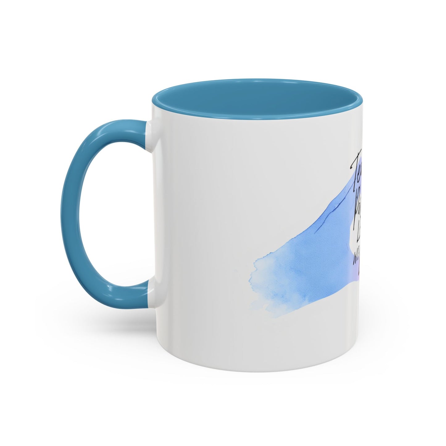 Teaching With Patience, Leading With Love Accent Coffee Mug