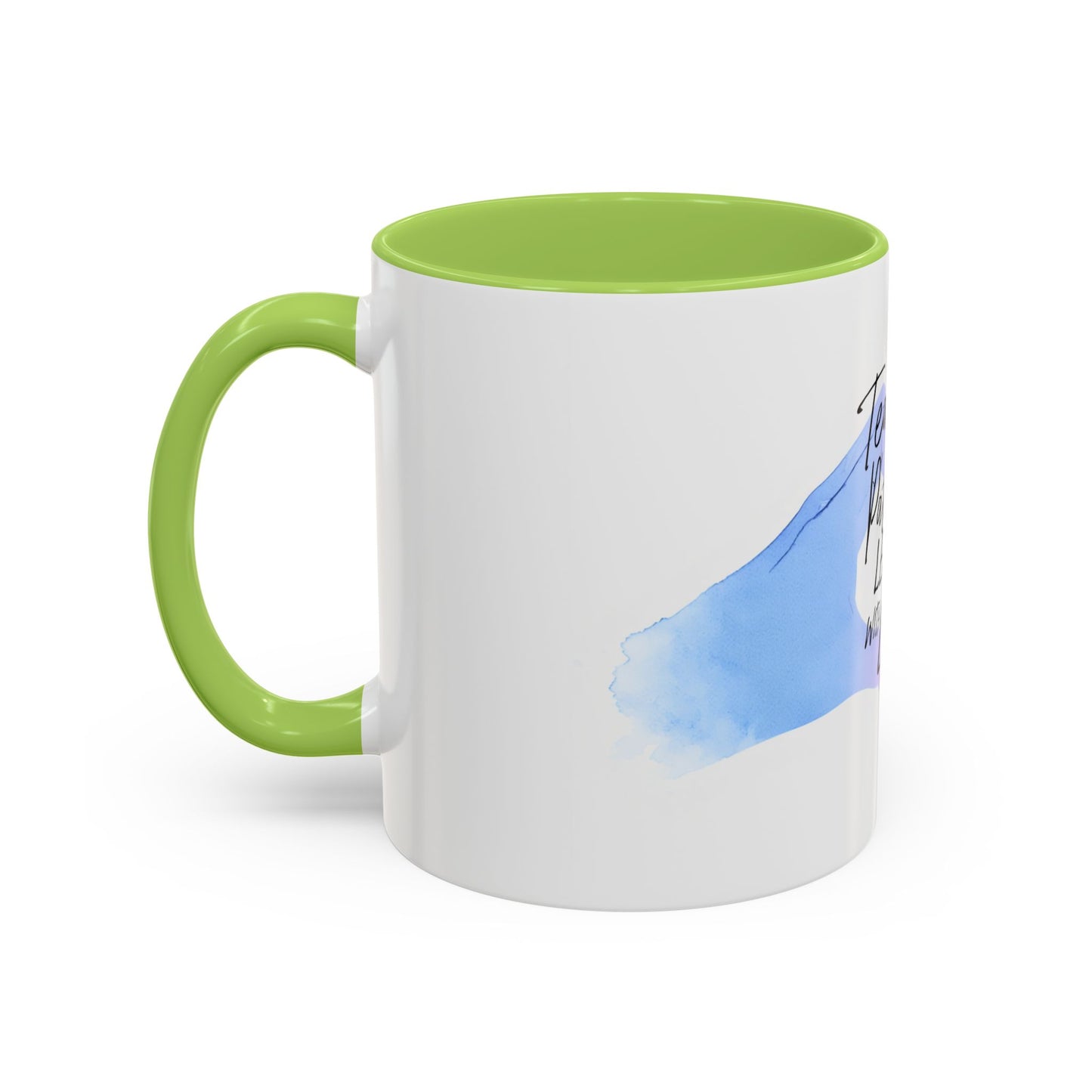 Teaching With Patience, Leading With Love Accent Coffee Mug