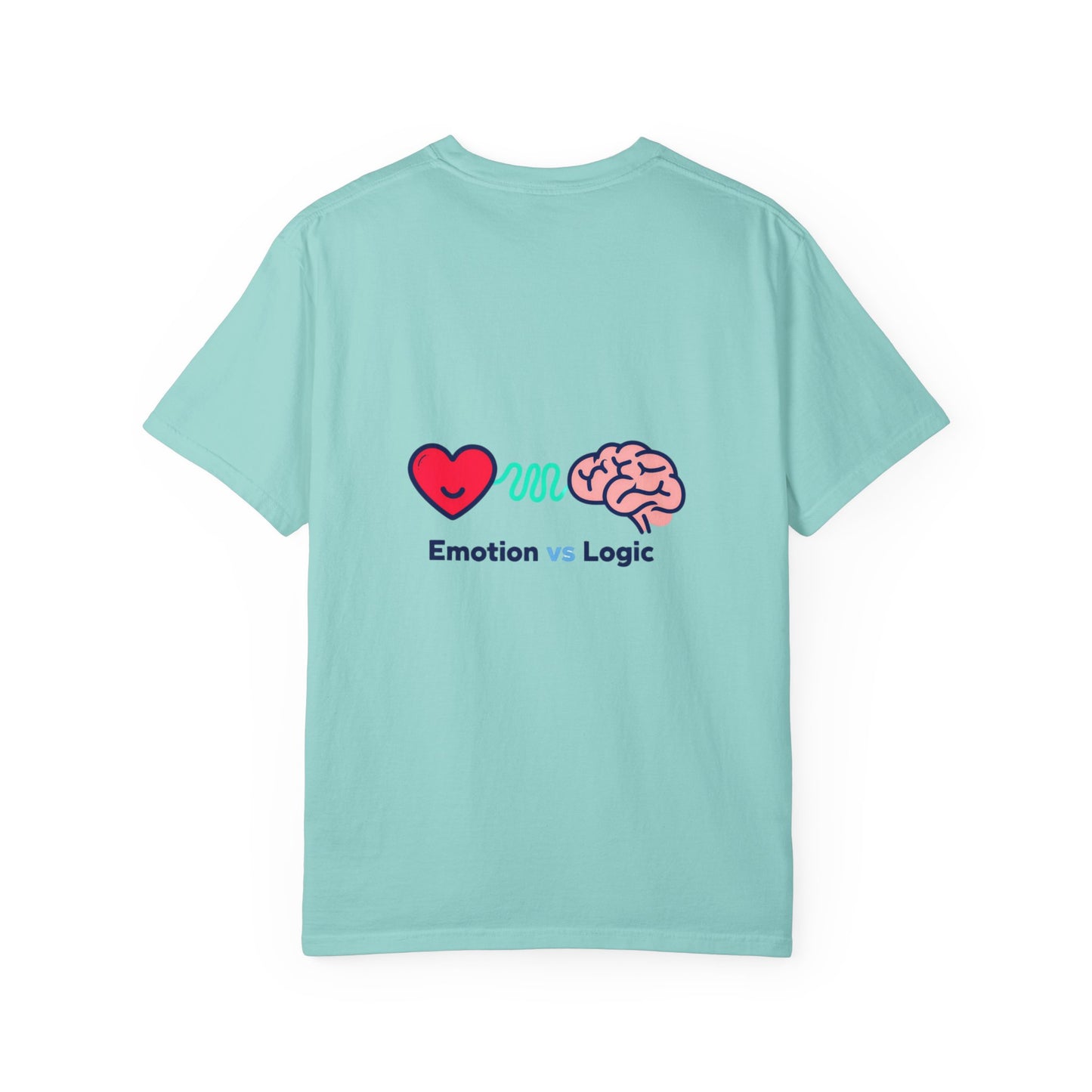 Emotion vs Logic T‑Shirt — “It’s Complicated, U Wouldn’t Understand” Heart & Brain Graphic Tee