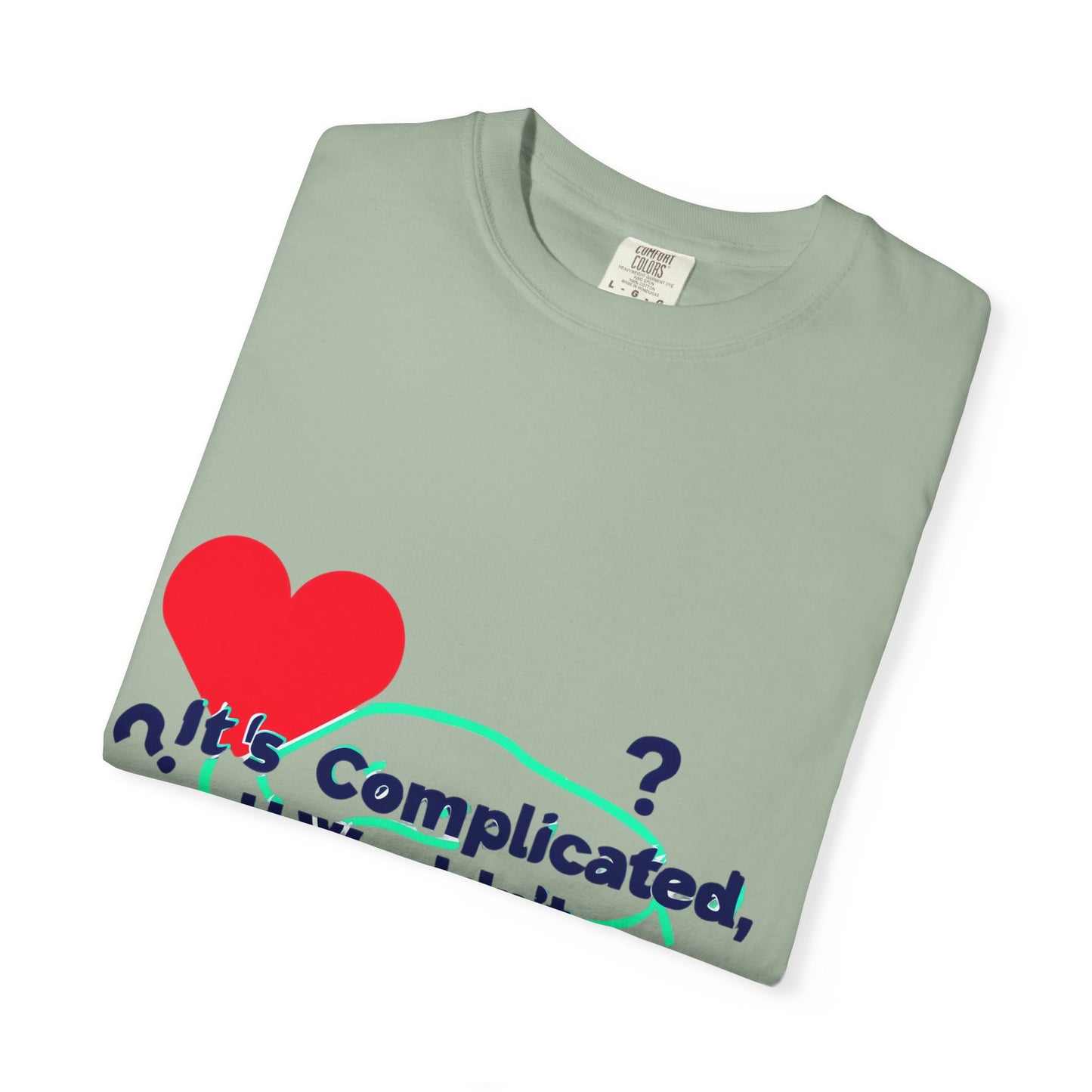 Emotion vs Logic T‑Shirt — “It’s Complicated, U Wouldn’t Understand” Heart & Brain Graphic Tee