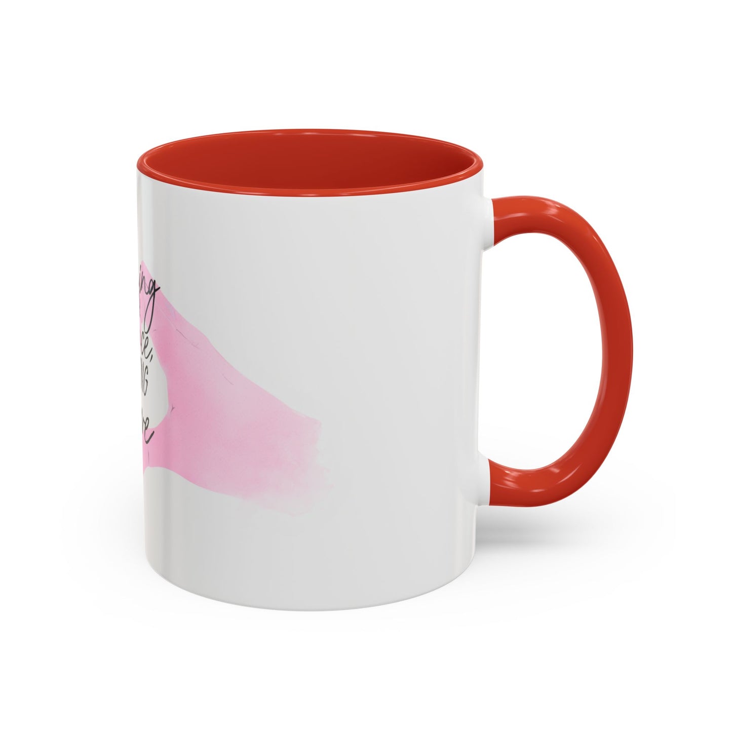 Teaching With Patience, Leading With Love Accent Coffee Mug