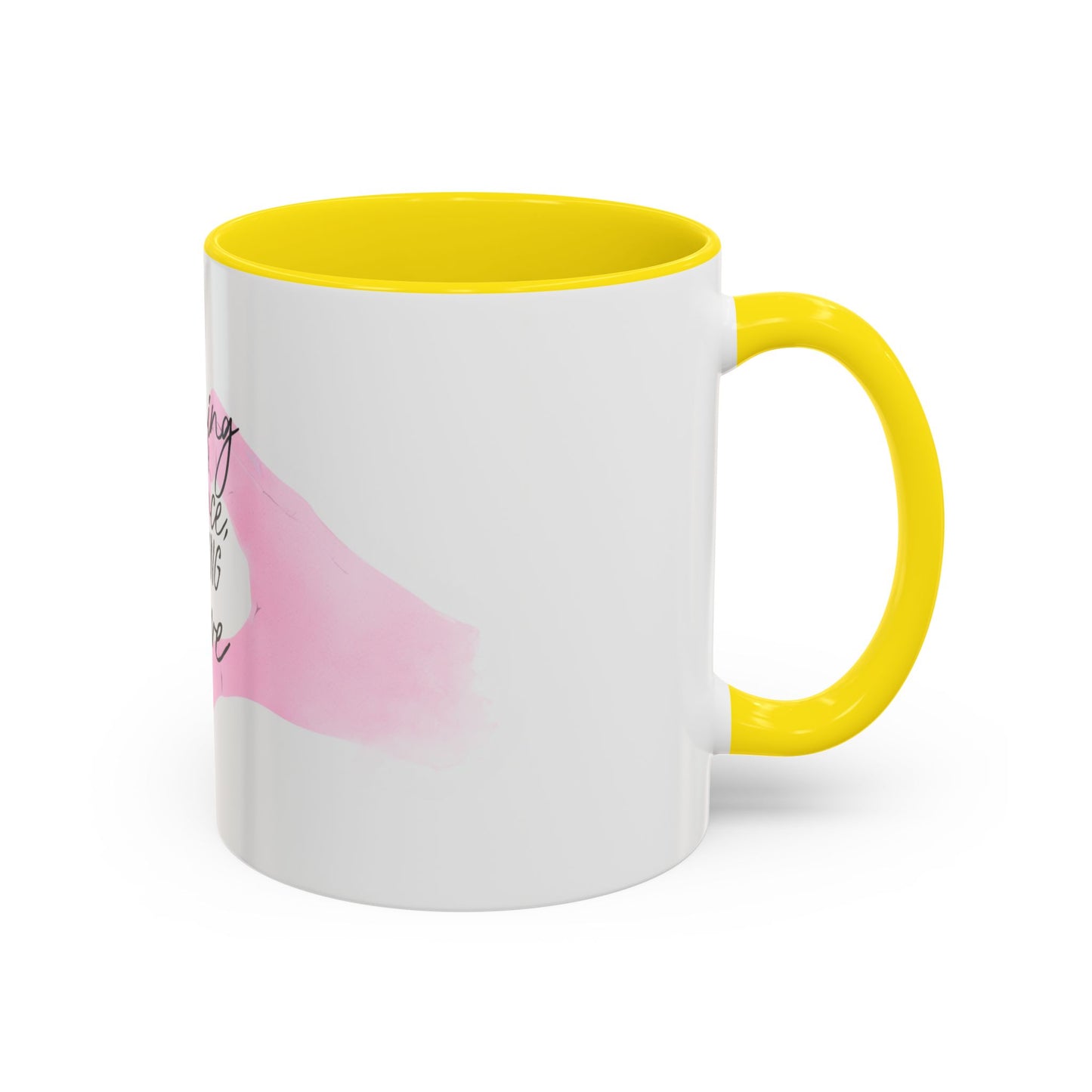 Teaching With Patience, Leading With Love Accent Coffee Mug