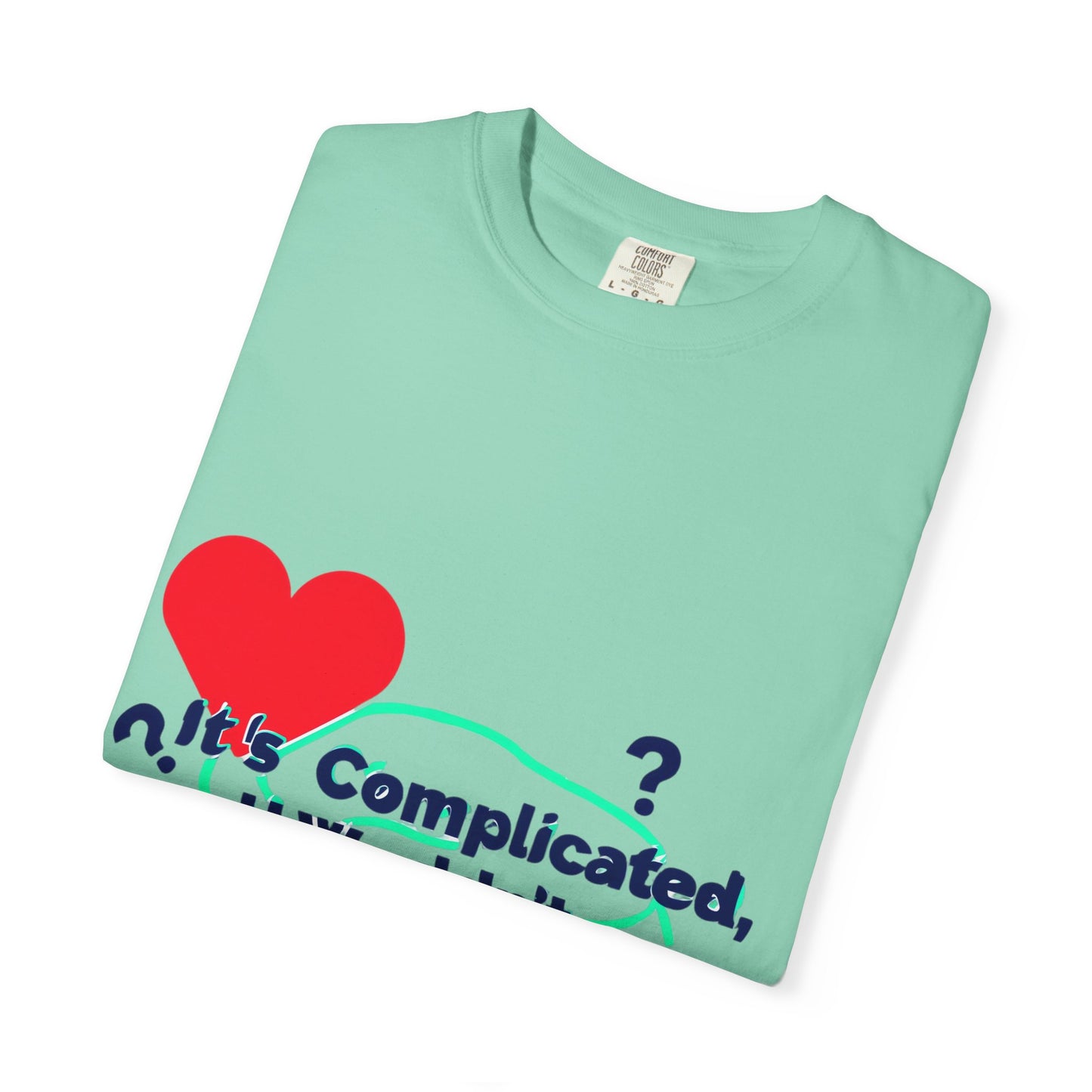 Emotion vs Logic T‑Shirt — “It’s Complicated, U Wouldn’t Understand” Heart & Brain Graphic Tee