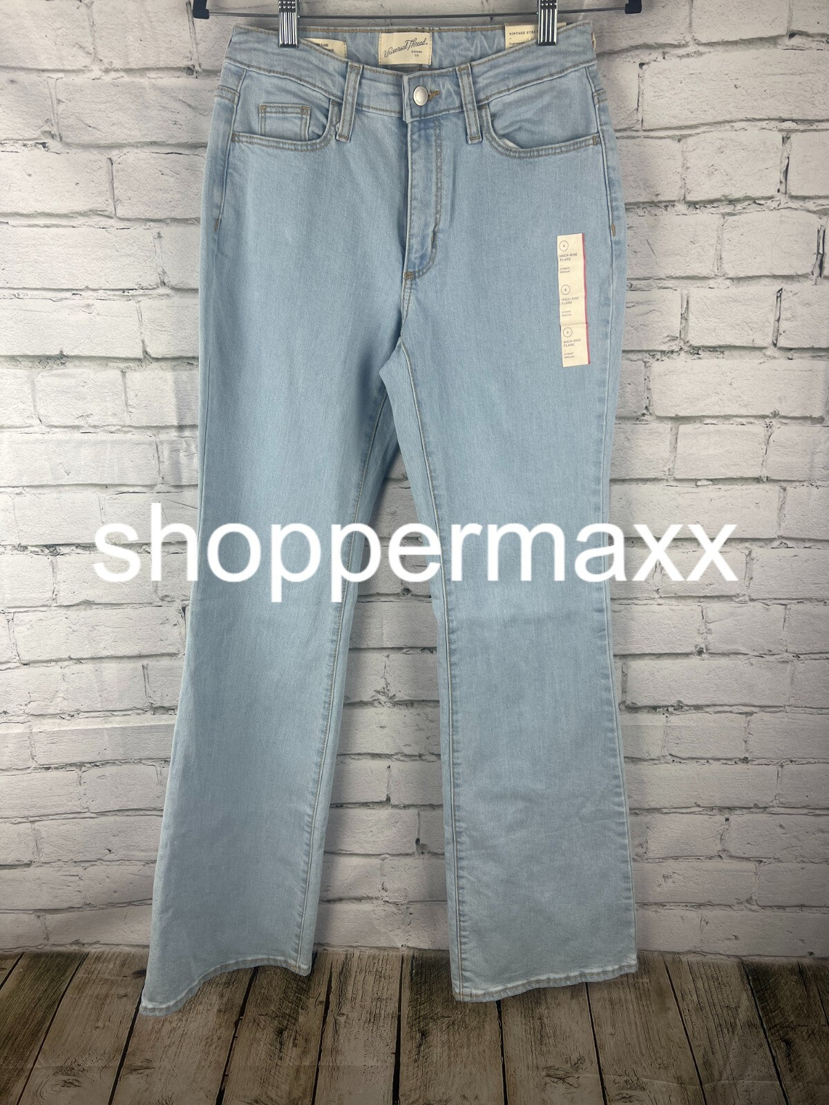 Women's High-Rise Flare Jeans - Universal Thread, Light Blue, SIZE 4