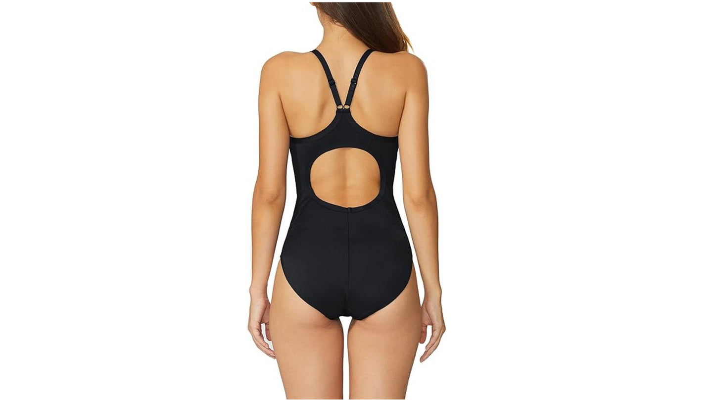 BALEAF Women's Athletic Training Adjustable Strap One Piece Swimsuit Swimwear~34