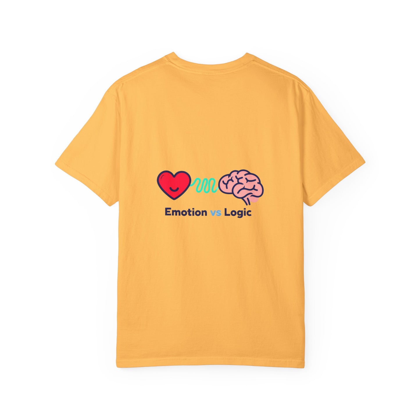 Emotion vs Logic T‑Shirt — “It’s Complicated, U Wouldn’t Understand” Heart & Brain Graphic Tee