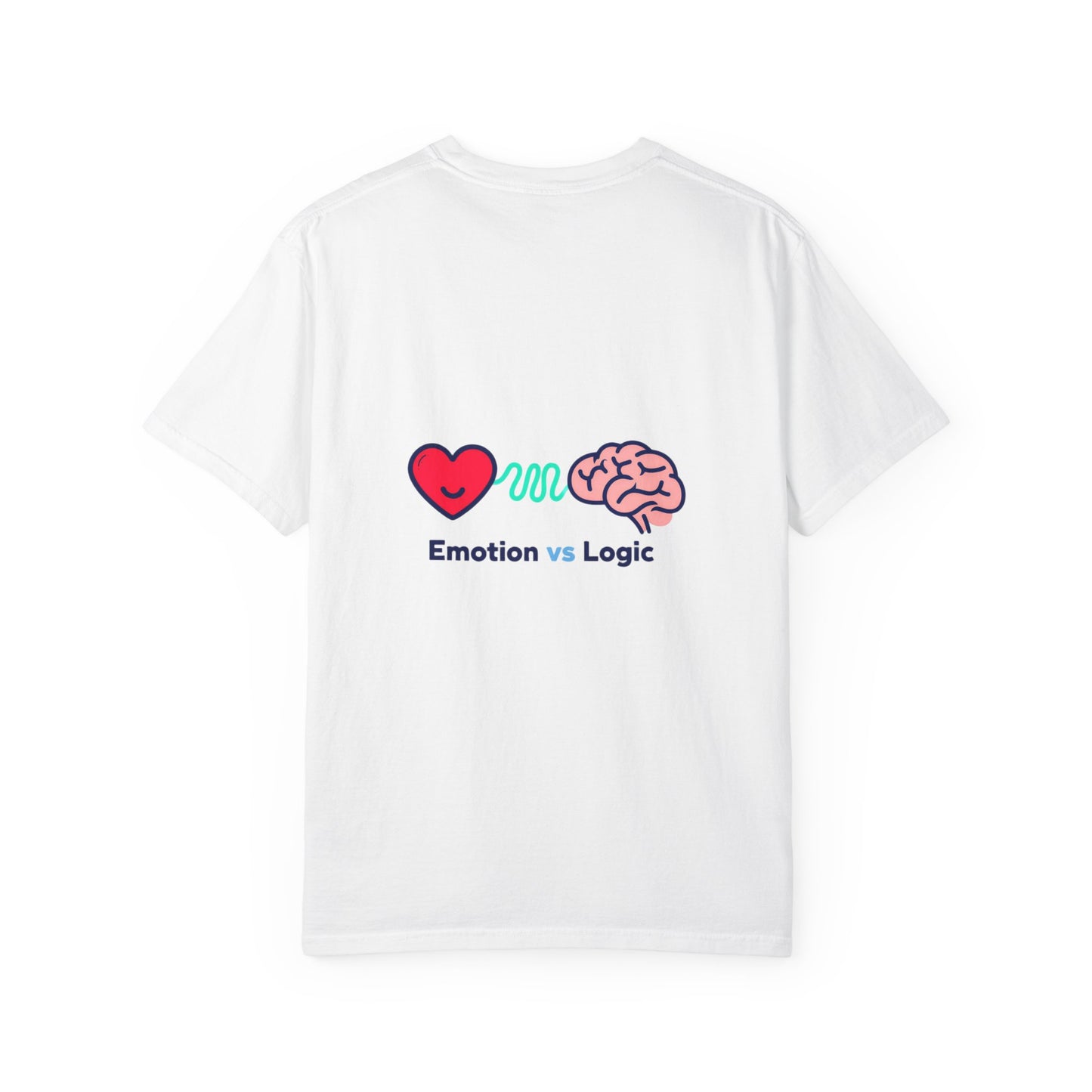Emotion vs Logic T‑Shirt — “It’s Complicated, U Wouldn’t Understand” Heart & Brain Graphic Tee