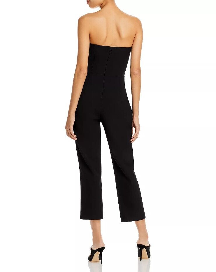 AIDAN BY AIDAN MATTOX Strapless Jumpsuit Black SIze 4