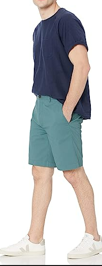 Amazon Essentials Men's Classic-Fit 9" Short Sage Green 34