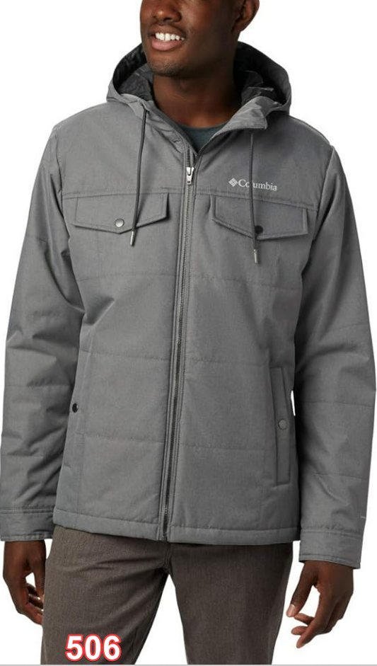 Columbia Mens Montague Falls Ii Insulated Jacket City Grey Melange XXL