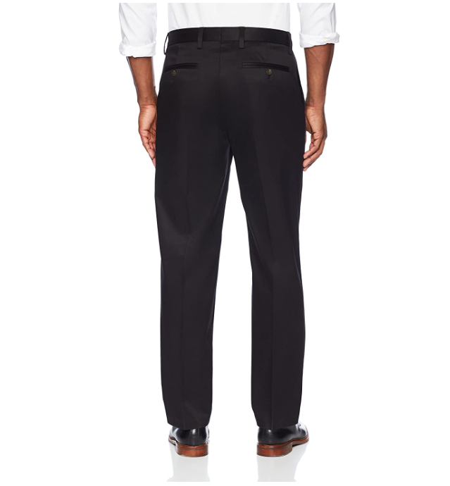 Buttoned Down Men's Relaxed Fit Flat Front Non-Iron Dress Chino Pant, 35Wx30L