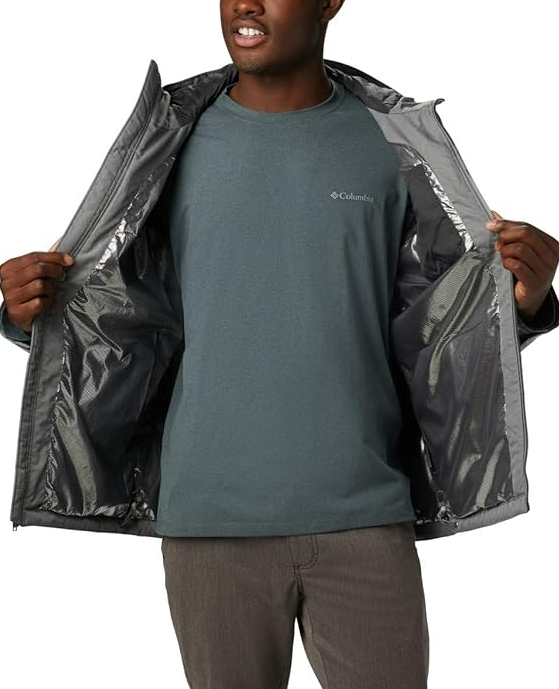 Columbia Mens Montague Falls Ii Insulated Jacket City Grey Melange XXL