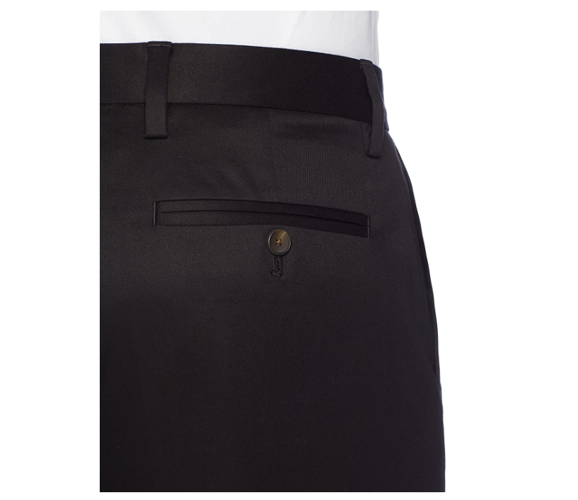 Buttoned Down Men's Relaxed Fit Flat Front Non-Iron Dress Chino Pant, 35Wx30L