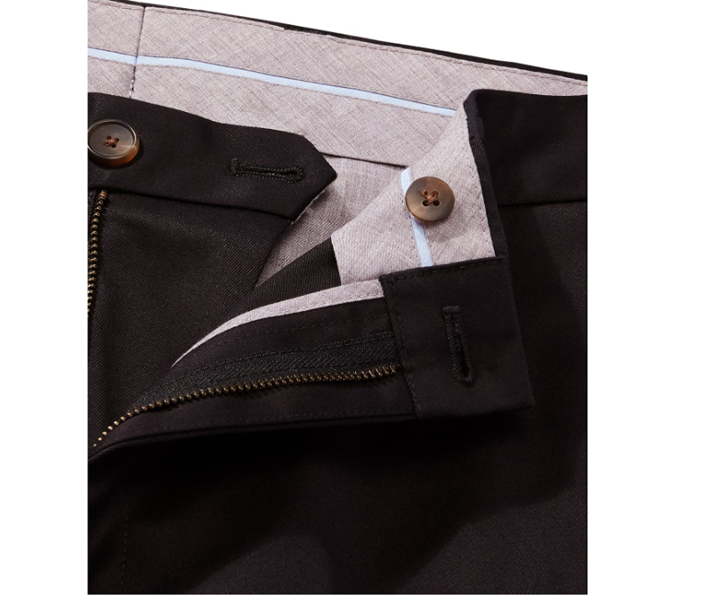 Buttoned Down Men's Relaxed Fit Flat Front Non-Iron Dress Chino Pant, 35Wx30L