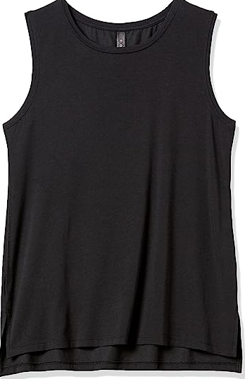 Amazon Essentials Women's Soft Cotton Standard-Fit Full-Coverage Sleeveless Yoga