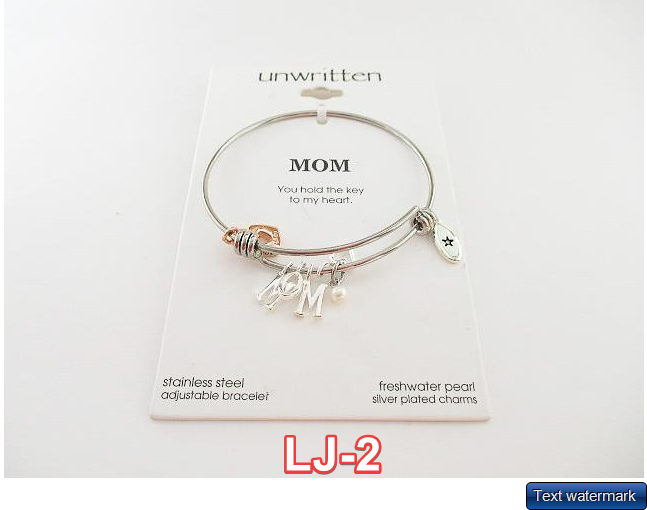 Unwritten MOM You hold the key to my Heart stainless steel adjustable bracelet
