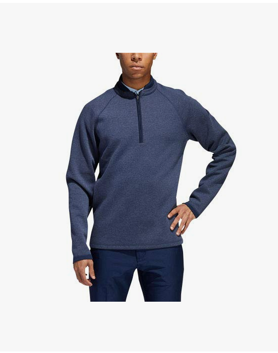 adidas Men's Club Sweater Collegiate Navy Melange Large