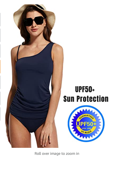 BALEAF Womens Tummy Control Tankini Swimsuits Surfing Two Piece Bathing Suits 40