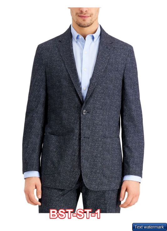 TOMMY HILFIGER Mens Blue Classic Fit Suit Separate Blazer Jacket Multiple Sizes