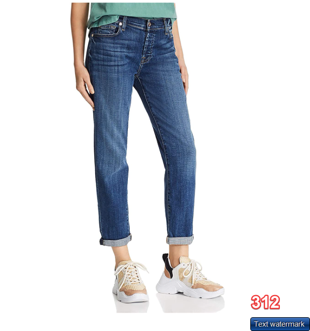 7 For All Mankind Women's Josefina Boyfriend Jean, Broken Twill Vanity Modern 30