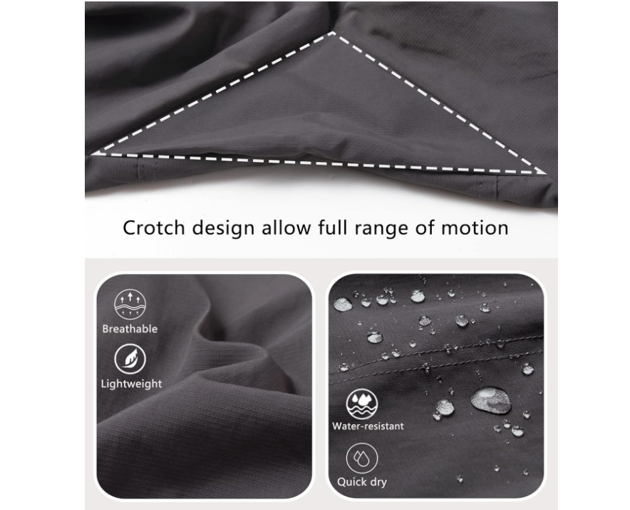 Vcansion Men's Outdoor Hiking Shorts Quick Dry Travel Cargo Shorts Tactical 36