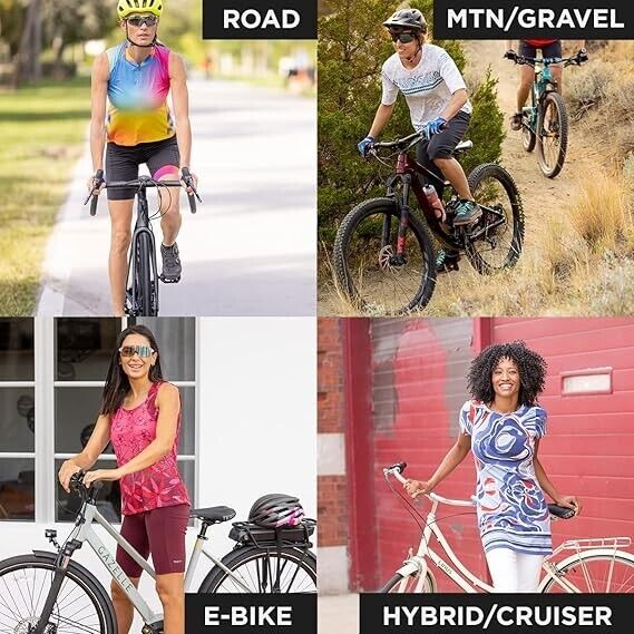 Terry Cycling Jersey Women's Breakaway Mesh Sleeveless Bicycle Tank Top, 2X