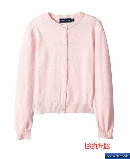 Toobydoo Cotton Cashmere Cardigan - Girls Size 2 - Pink NEW