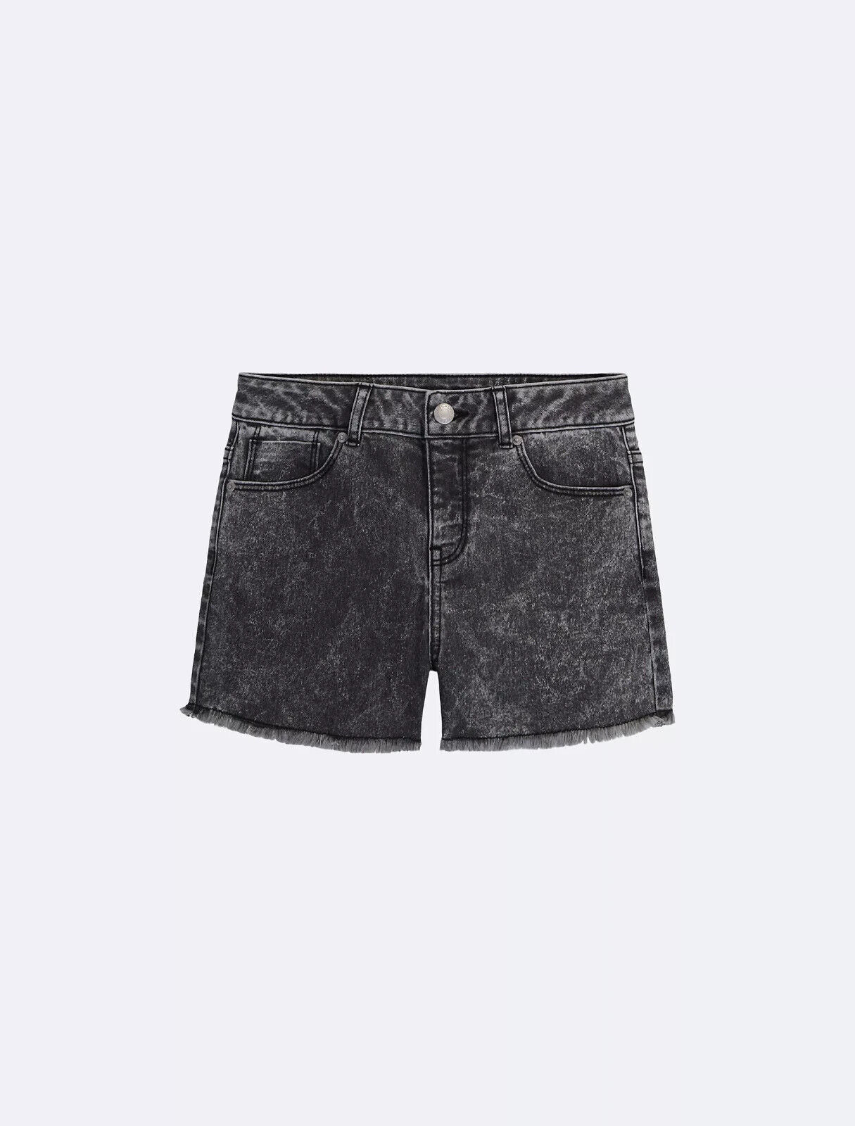 Calvin Klein Girls Jean Shorts, Stretch Denim Boyfriend Fit, Mid to High Rise, 8