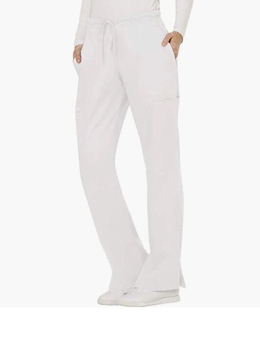 Cherokee Women Scrubs Pant Mid Rise Moderate Flare Drawstring WW120 LT