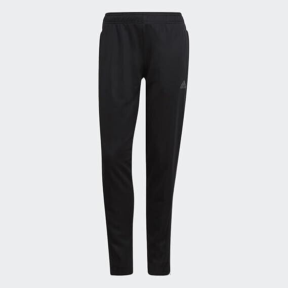 adidas Women's Tiro 21 Track Pants, Black/Dark Grey Heather, Small