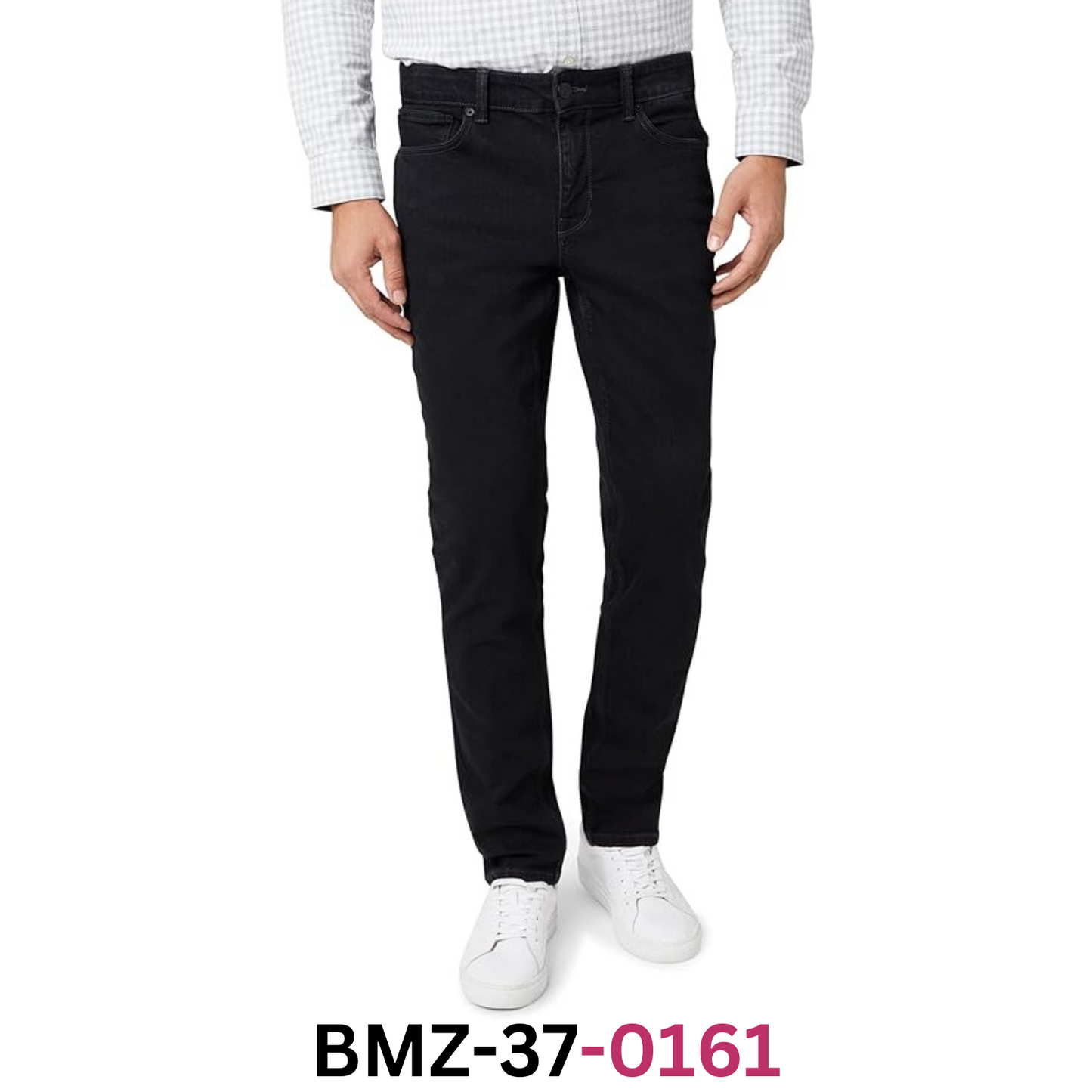 DKNY Men' Jeans Bedford Stretch Denim Slim Fit Jeans for Men Black Rinse 29W 30L