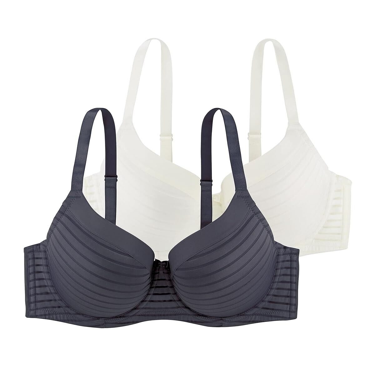 DORINA CARMEN Light Padded Everyday Bra Supportive Underwire Balconette Bra 42DD