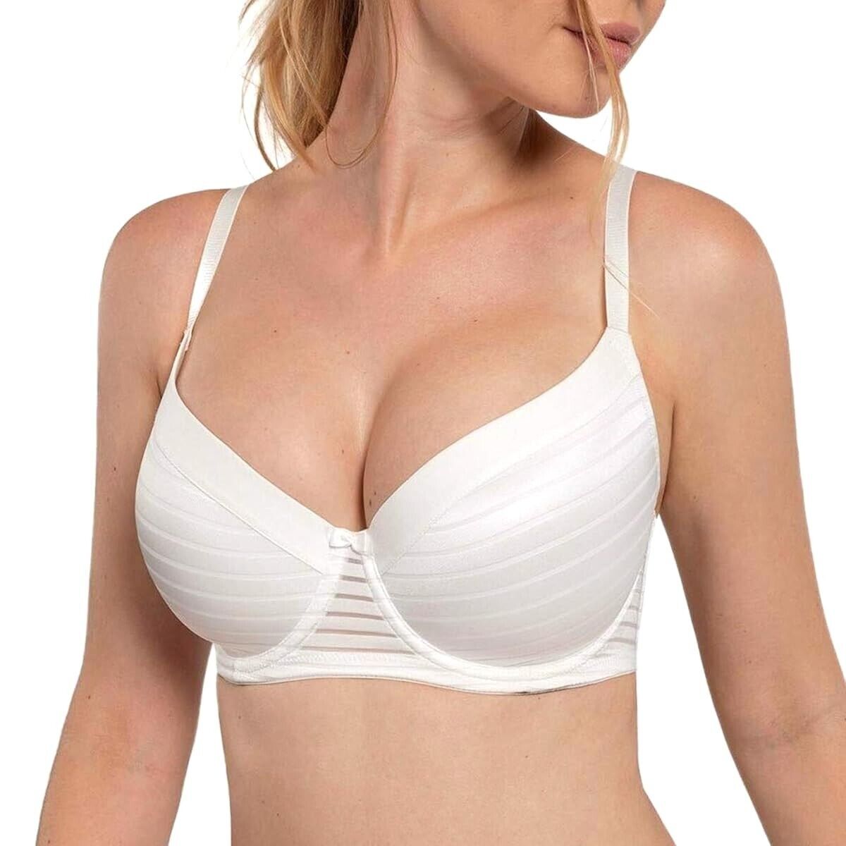 DORINA CARMEN Light Padded Everyday Bra Supportive Underwire Balconette Bra 42DD
