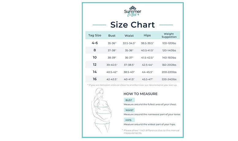 Summer Mae Maternity One Piece Swimsuit Scalloped Cutout Pregnancy Bathingm, 14