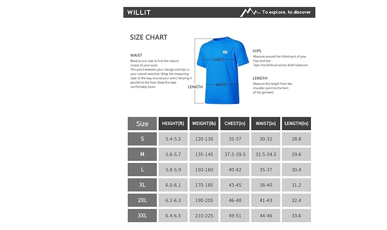 Willit Men's Rashguard Swim Shirt Short Sleeve UPF 50+ Sun Protection Shirt, 2xl