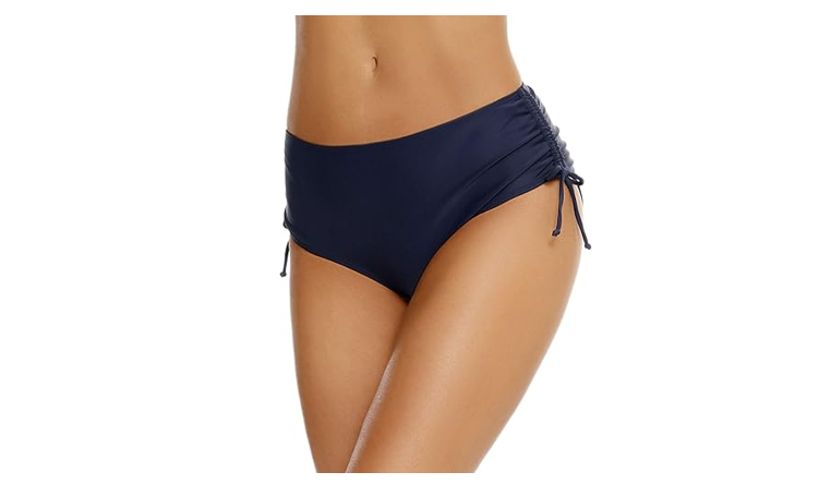 Bonneuitbebe Women's Bikini Bottoms Full Coverage Swim Bottoms Mid Waisted, XXL