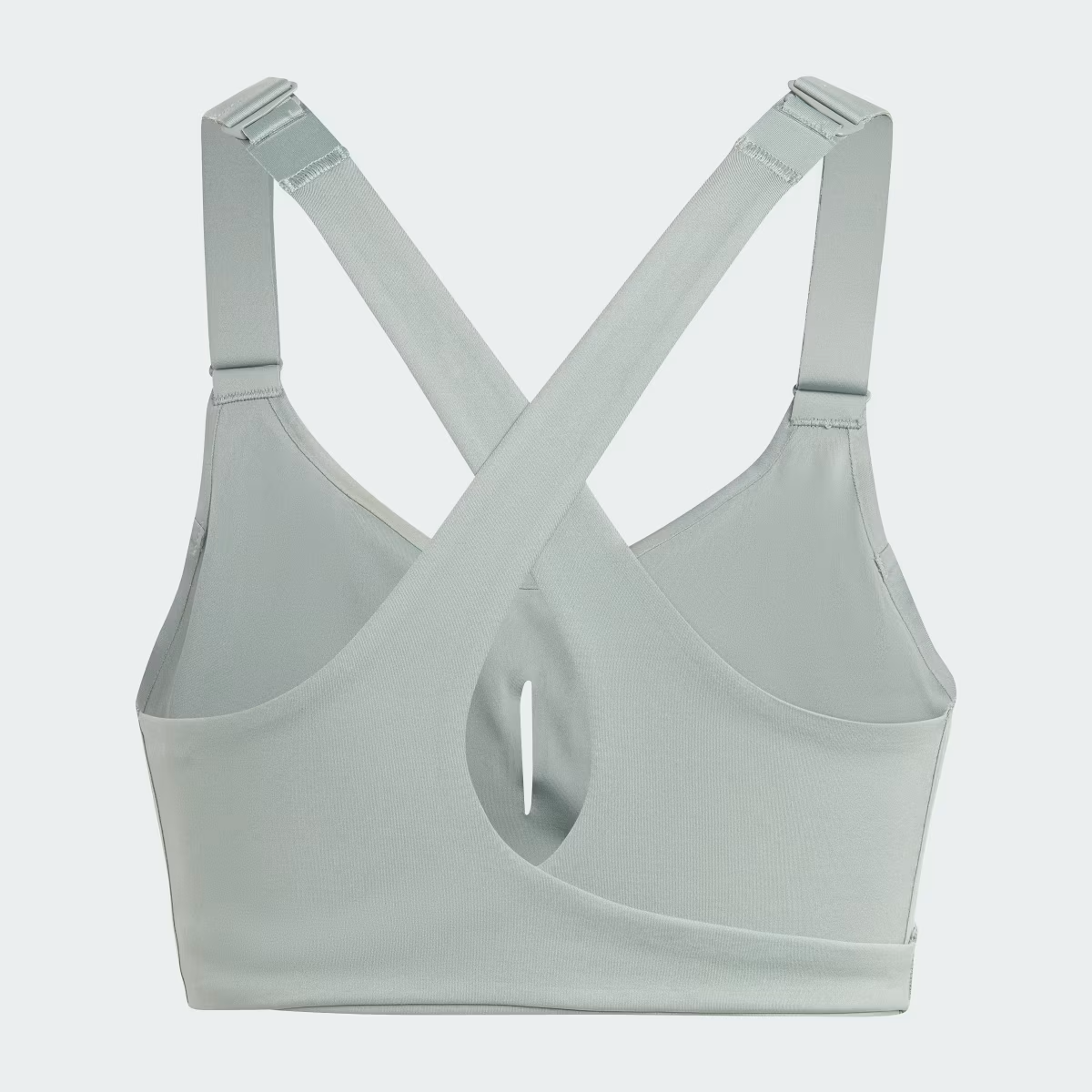 adidas Women's FastImpact Luxe Run High-Support Bra, Silver Green, X-Small