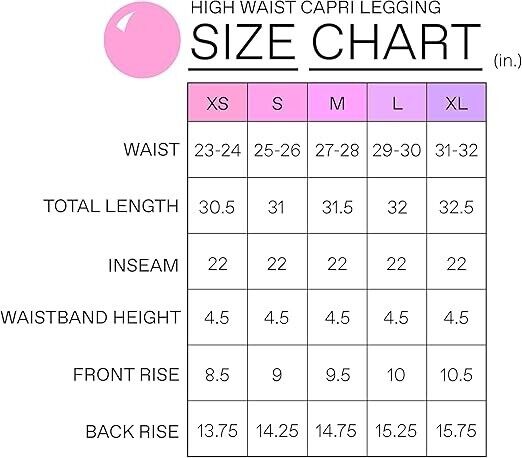 Yogalicious High Waist Squat Proof Yoga Capri Leggings with Pockets for Women, S
