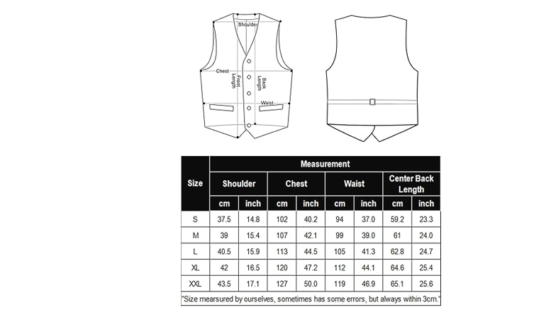 COOFANDY Men's Fashion Suit Vest Slim Fit Casual Business Wedding Waistcoat, XL
