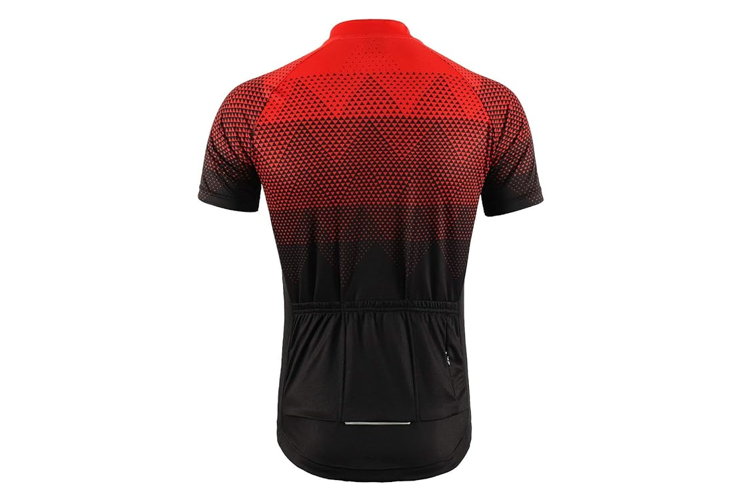 BERGRISAR Men's Cycling Jerseys Short Sleeves Bike Shirt 8006RED, XXL