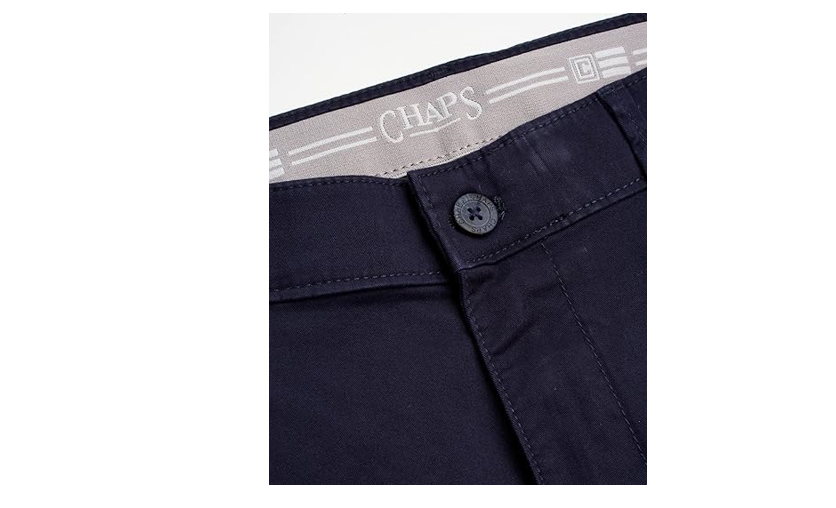 Chaps Men's Pants 5 Pocket Flex Waistband Straight Fit Pants - Casual, 36X30