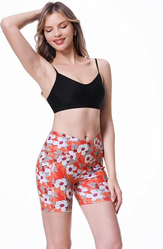Cagola Swim Suits for Women 2024 Bathing Suit Shorts High Waisted Swim Shorts, S
